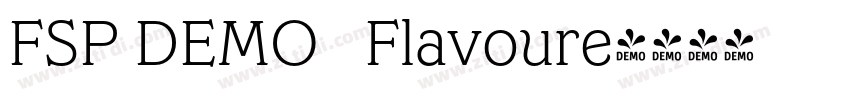FSP DEMO   Flavoure字体转换
